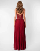 Gaia Dress u=in Red by Fenity available for hire in Gold Coast, QLD