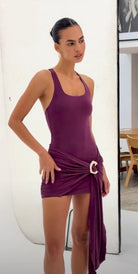 Billy tank mini dress by Benni available for hire in Tanilba bay , NSW