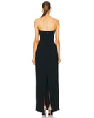 Rachel Gilbert Lukas Gown Black Silver Size 2/AU10 by Rachel Gilbert available for hire in Hampton East, VIC