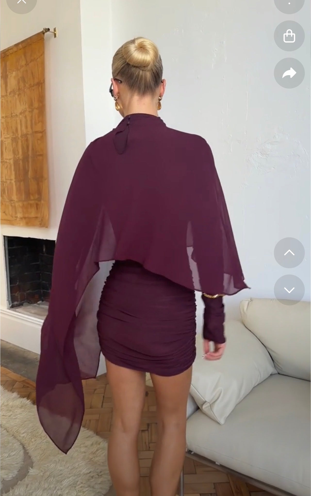 Silas mini dress by Benni available for hire in Tanilba bay , NSW