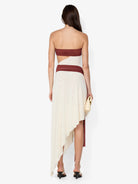 Ayla Strapless Dress by Bec & Bridge available for hire in Oakleigh East