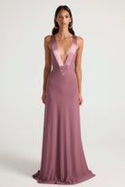 Ance Gria Rosa Gown Mauve by Ance Gria available for hire in Oakleigh East