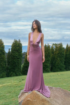 Ance Gria Rosa Gown Mauve by Ance Gria available for hire in Oakleigh East