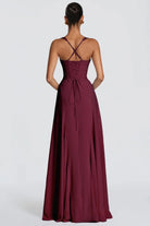 BABYBOO IRIE MAXI DRESS CHERRY LACQUER  by Babyboo available for hire in Ivanhoe, VIC