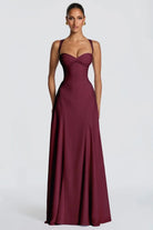 BABYBOO IRIE MAXI DRESS CHERRY LACQUER  by Babyboo available for hire in Ivanhoe, VIC