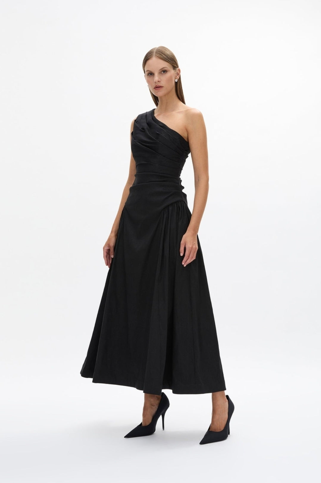 Rachel Gilbert Banksia Dress Black 2/AU10 by Rachel Gilbert available for hire in Hampton East, VIC