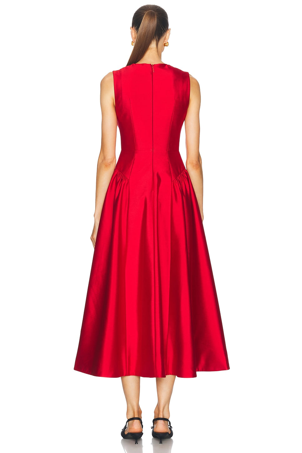 Rachel Gilbert Sawyer Dress Red Size 2/AU10 by Rachel Gilbert available for hire in Hampton East, VIC