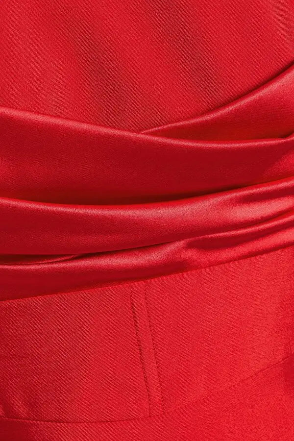 Rachel Gilbert Sawyer Dress Red Size 2/AU10 by Rachel Gilbert available for hire in Hampton East, VIC