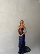 Delilah Maxi in Navy by CHA Collective available for hire in Gold Coast, QLD