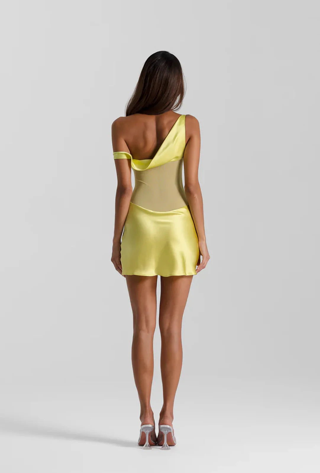 Elodie Mini in Chartreuse by Natalie Rolt available for hire in Gold Coast, QLD