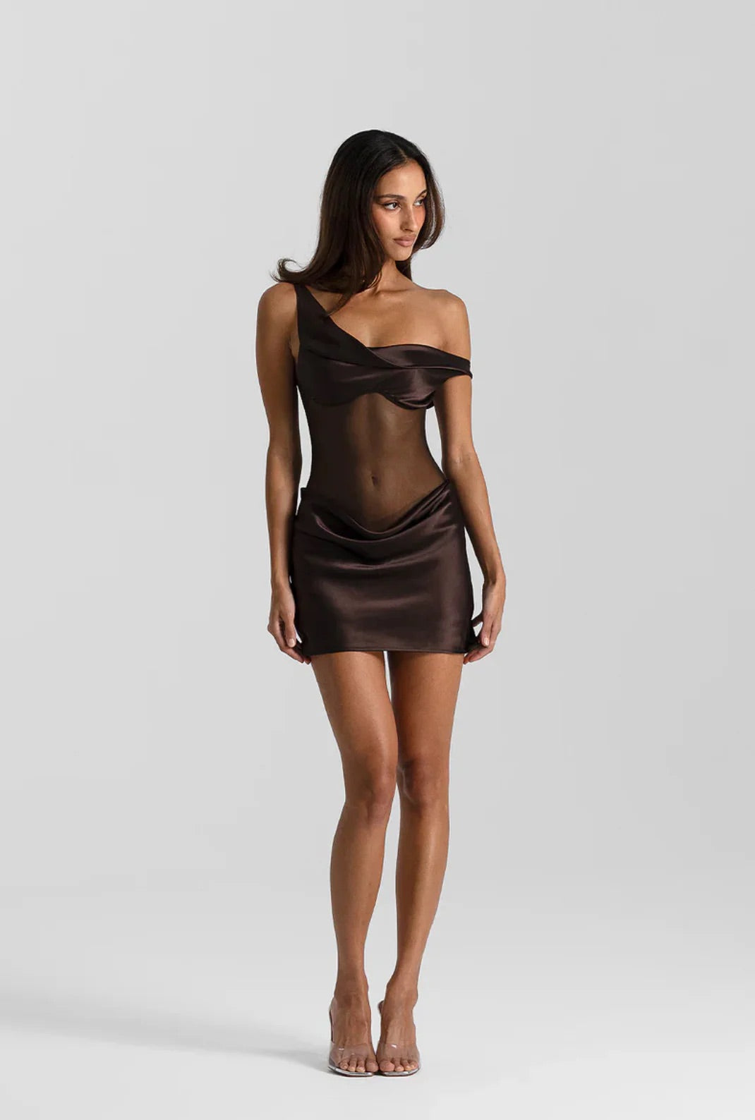 Elodie Mini in Espresso by Natalie Rolt available for hire in Gold Coast, QLD