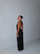 Mila Maxi in Black by CHA Collective available for hire in Gold Coast, QLD