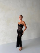Naomi Dress in Black by Natalie Rolt available for hire in Gold Coast, QLD