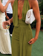 Cassis drape maxi dress size 8  by Bec & Bridge available for hire in Earlwood, NSW