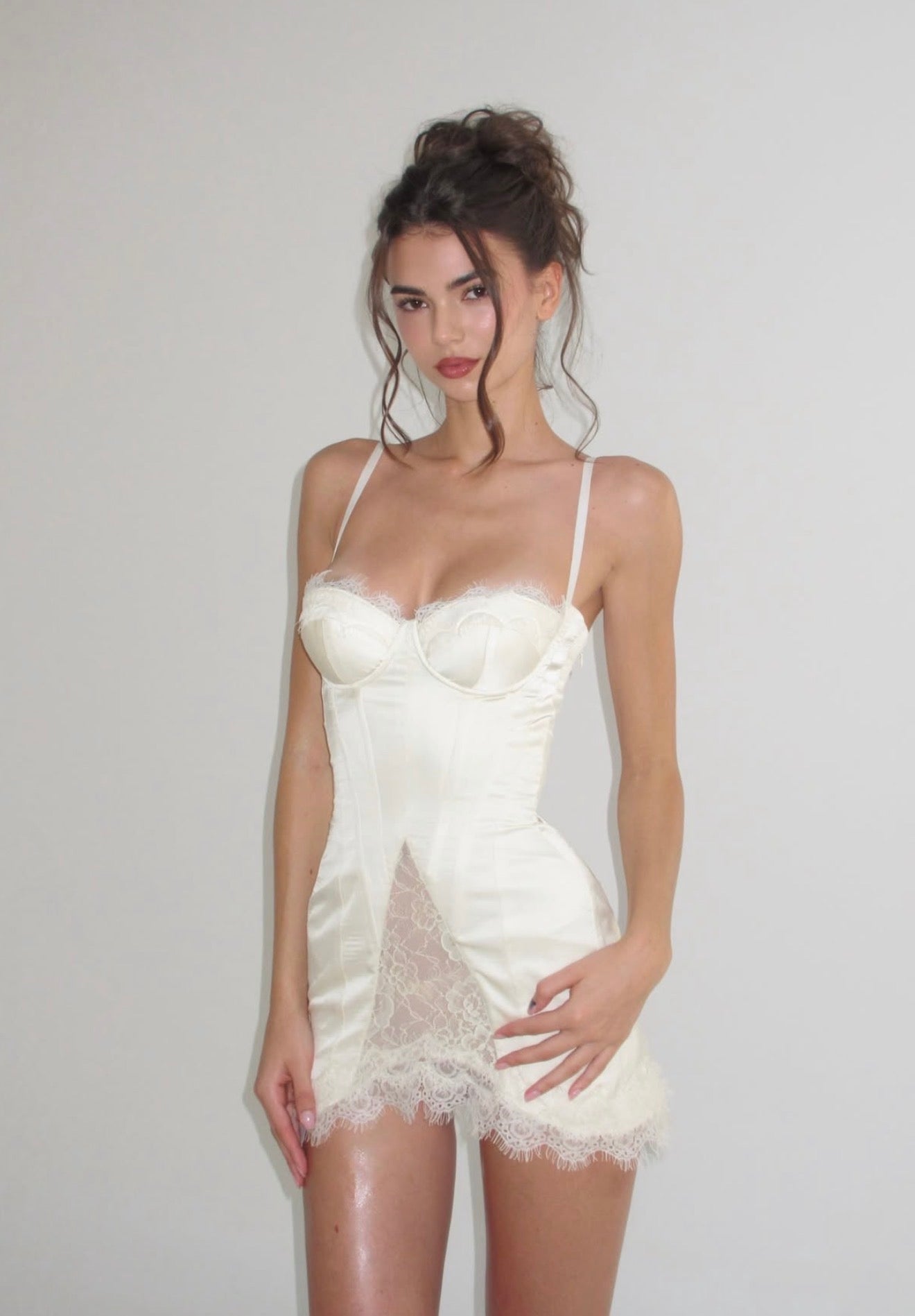Emi corset mini dress by Malimarea available for hire in Bondi, NSW