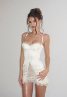 Emi corset mini dress by Malimarea available for hire in Bondi, NSW