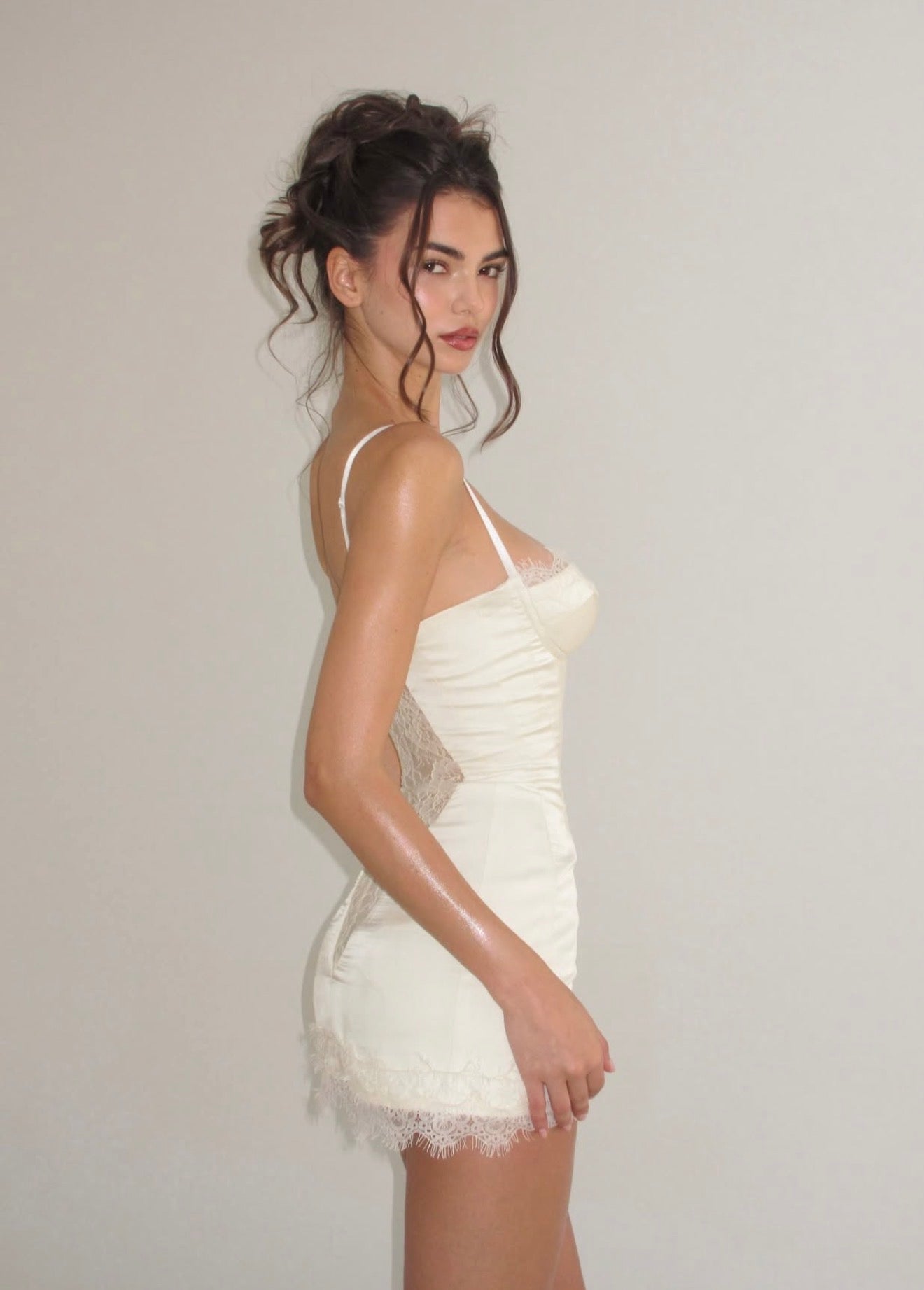 Emi corset mini dress by Malimarea available for hire in Bondi, NSW