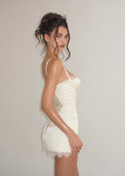 Emi corset mini dress by Malimarea available for hire in Bondi, NSW