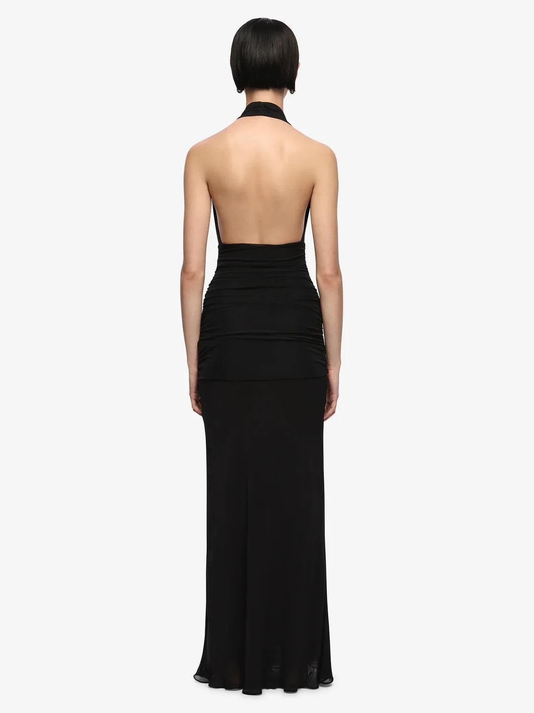 Cassis Drape Maxi in Black by Bec & Bridge available for hire in Gold Coast, QLD