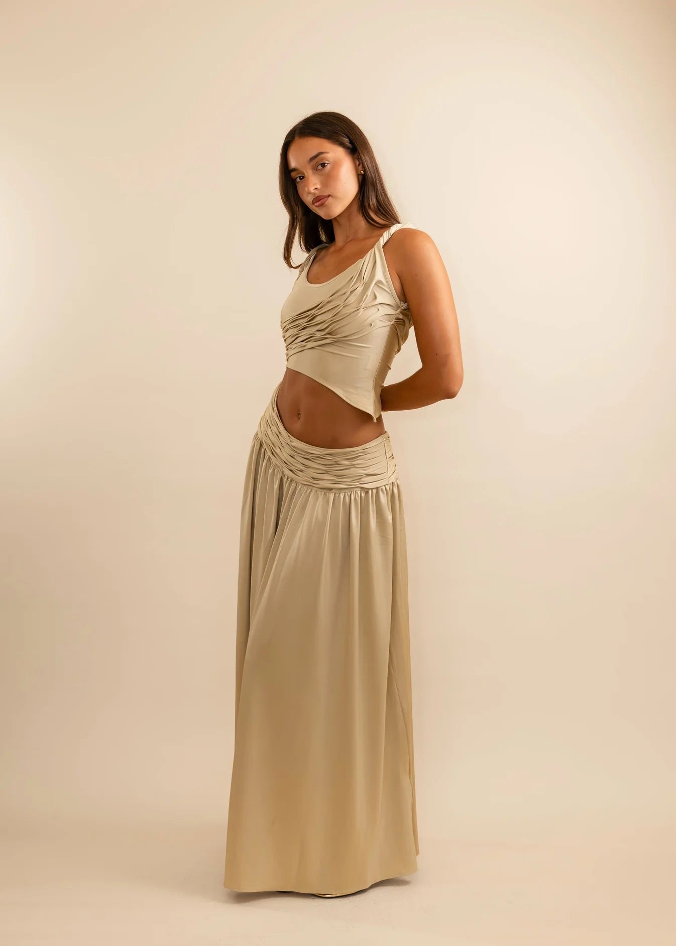 Calypso Set in Gold by Koster Kulture available for hire in Gold Coast, QLD