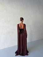 Ramona Maxi in Cacao by Arcina Ori available for hire in Gold Coast, QLD