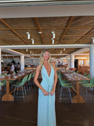 Unity Jersey Dress in Mint by Misha Collection available for hire in Gold Coast, QLD
