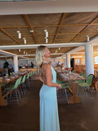 Unity Jersey Dress in Mint by Misha Collection available for hire in Gold Coast, QLD