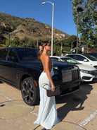 Agnes dress by  Natalie Rolt available for hire in Paradise Point, Gold Coast, Queensland