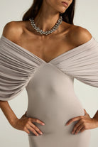 Neve maxi dress  by  Ance Gria available for hire in Paradise Point, Gold Coast, Queensland