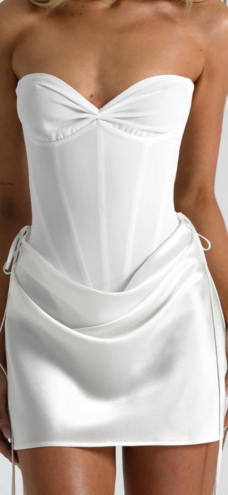 Verity Bustier & Evelyn Mini Skirt Set  by Natalie Rolt available for hire in Gold Coast, Queensland
