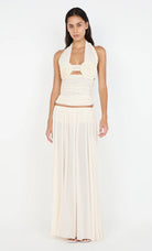 The Dante Spiral Halter Top and Camille Maxi Skirt Set by Bec & Bridge available for hire in Gold Coast, Queensland