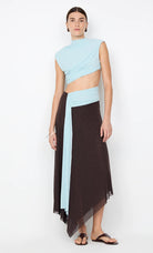 Conni asym midi dress by Bec & Bridge available for hire in Gold Coast, Queensland