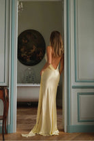ARCINA ORI HELENA DRESS LEMON SIZE 8 (S), 10 (M) by Arcina Ori available for hire in Ivanhoe, VIC