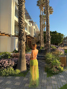 Stellar Asymmetric Hand Beaded Maxi Dress by Jaded London available for hire in Gold Coast, Queensland