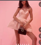 MINI SAMI DRESS - BLUSH by Lillian khallouf  available for hire in Australia