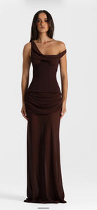 Cadence gown  by Natalie Rolt available for hire in Tanilba bay , NSW
