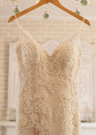 Style 1975 by Casablanca Bridal available for hire in Barrack Point, NSW