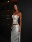 Solene Shinny Corset by Tsarskaya available for hire in Bondi, NSW