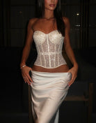 Solene Shinny Corset by Tsarskaya available for hire in Bondi, NSW