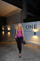 Violet corset by Bendita available for hire in Bondi, NSW