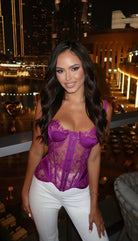 Violet corset by Bendita available for hire in Bondi, NSW