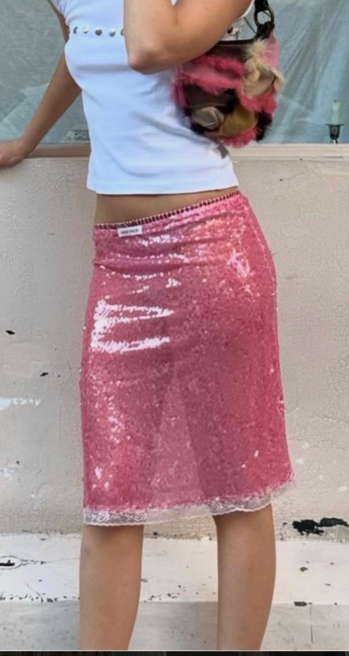 Camilo midi skirt  by Handover  available for hire in Tanilba bay , NSW