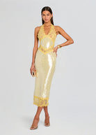  Vicky Sequin Lace Dress  by Retrofête available for hire in Bondi, NSW