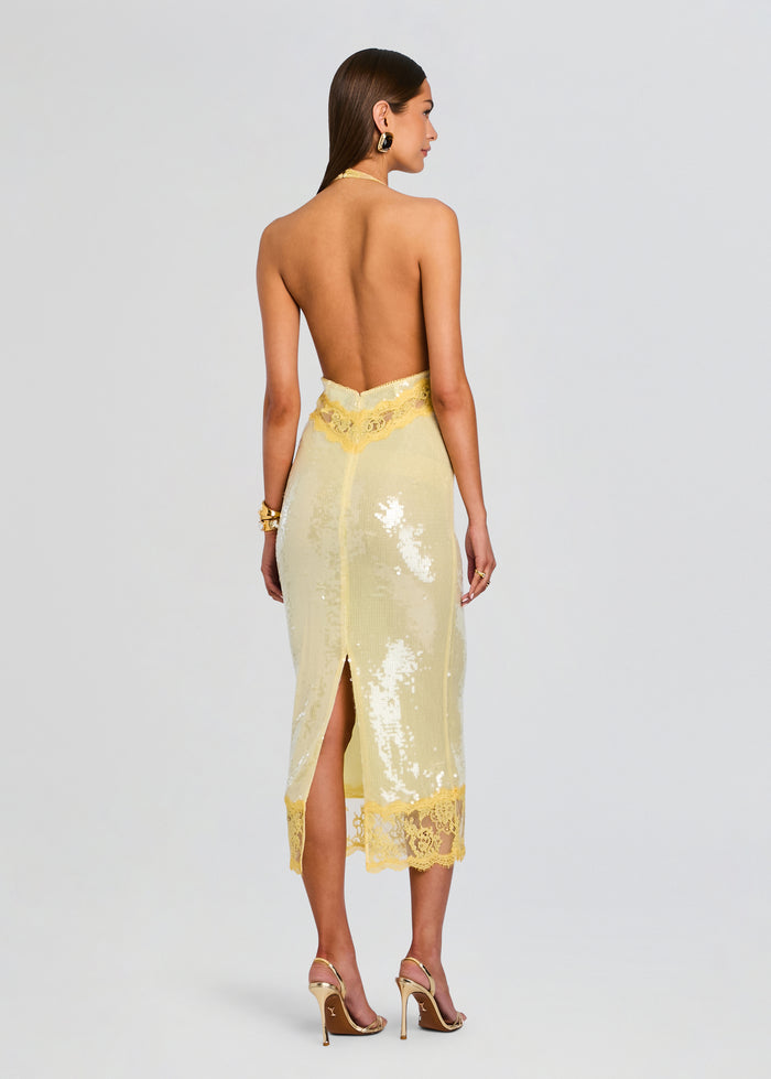  Vicky Sequin Lace Dress  by Retrofête available for hire in Bondi, NSW