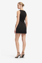 Ali Appliqué Boat Neck Mini Dress by Leo Lin  available for hire in Camp Hill, QLD