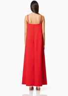 Buttercup Embroidered Maxi Dress In Red by Elliatt available for hire in Camp Hill, QLD