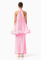 Poppy Cape Gown in Pink by Elliatt available for hire in Camp Hill, QLD