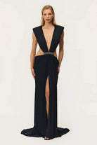 ARCINA ORI AMARA DRESS BLACK SIZE 8 (S) by Arcina Ori available for hire in Ivanhoe, VIC