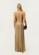 ARCINA ORI KAIA DRESS GOLD SIZE 8 (S) by Arcina Ori available for hire in Ivanhoe, VIC