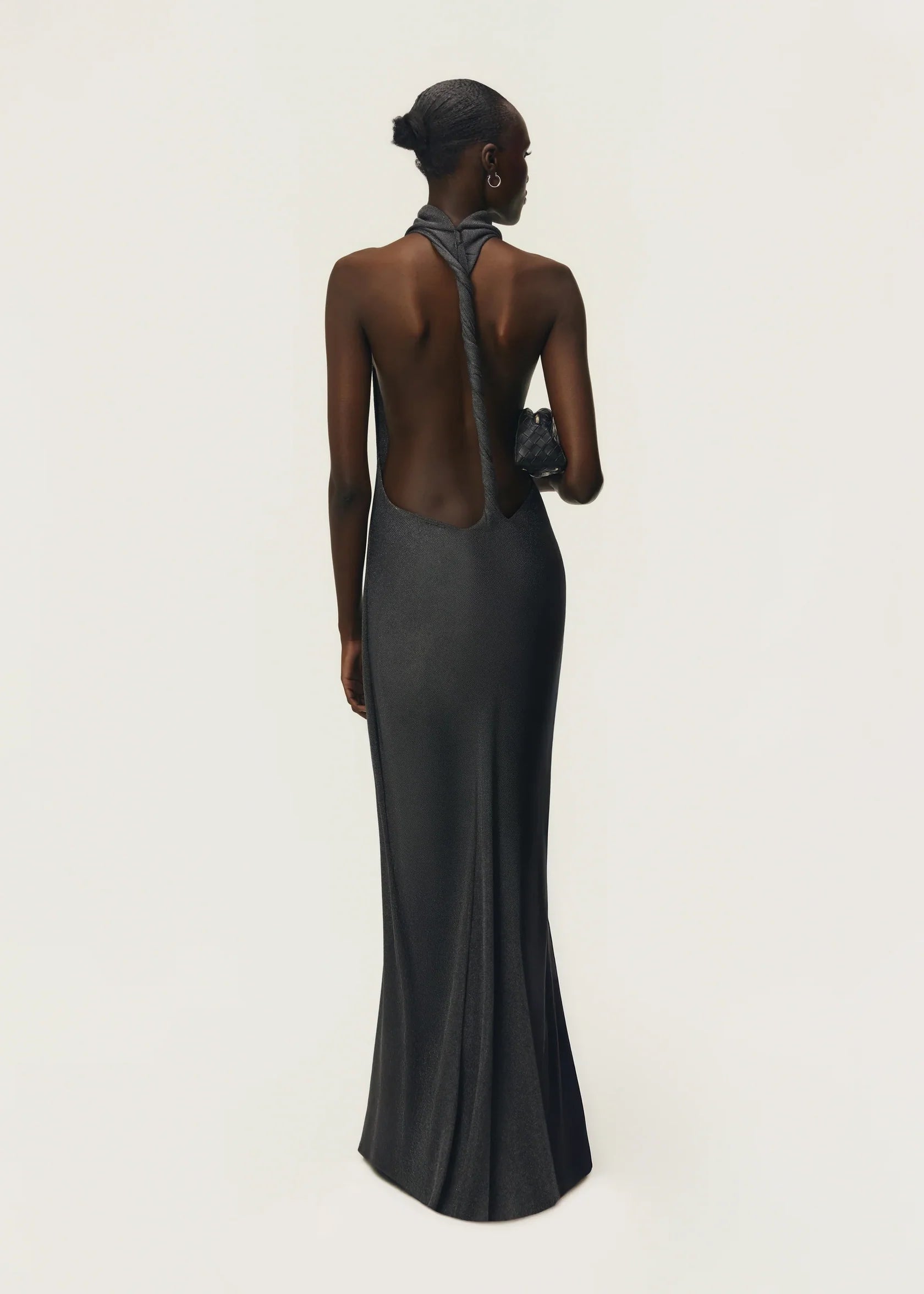 ARCINA ORI ROMY DRESS CHROME METALLIC SIZE 8 (S) by Arcina Ori available for hire in Ivanhoe, VIC